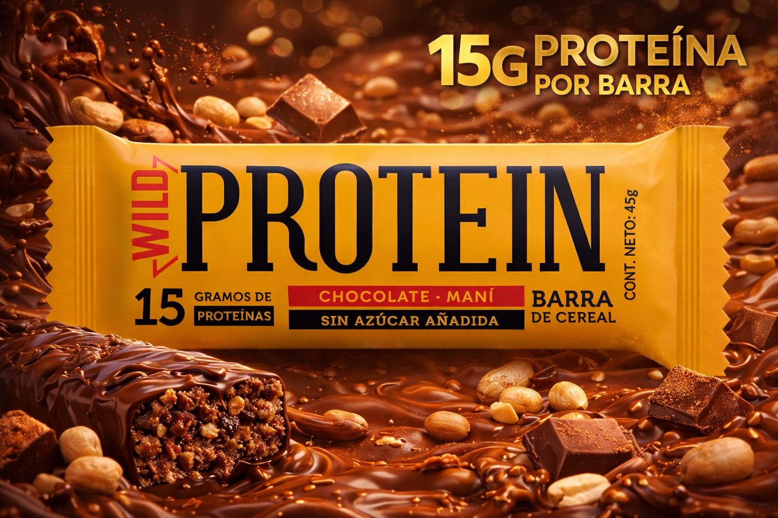 Barras Wild Protein 45 g