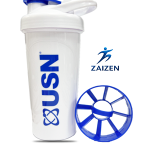 USN Shaker Blanco Logo Azul